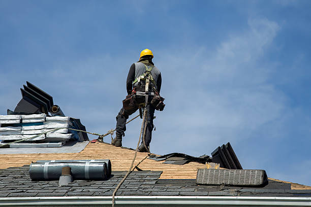 Professional Roofing technician working in Pittsfield, MA